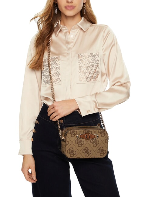 IZZY Kameratasche mit zwei Reißverschlüssen MILCH-LOGO - Damentaschen