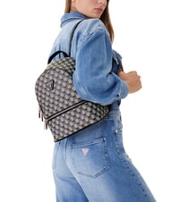GUESS FOLLIE Rucksack mit Jet Set-Logo-Print schwarzes Logo - Damentaschen - 5
