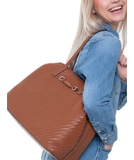 GUESS VIKKY II Umhängetasche COGNAC - Damentaschen - 4