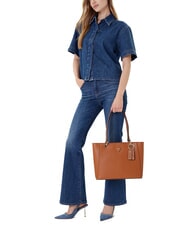 GUESS NOELLE 2  Schulter-Einkaufstasche leichter Cognac - Damentaschen - 4