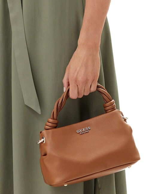 SANSA Mini Handtasche, mit Schultergurt COGNAC - Damentaschen
