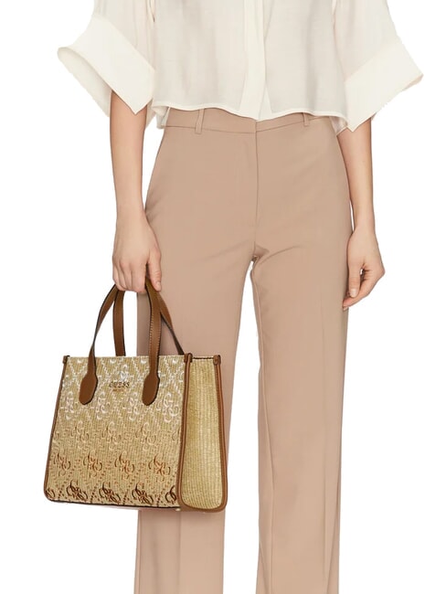 SILVANA Umhängetasche Cognac / Oliven - Damentaschen