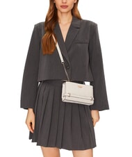 GUESS ZARELA  Umhängetasche Off-White-Logo - Damentaschen - 4