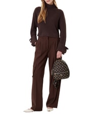 GUESS MANHATTAN 2 Kleiner Rucksack mit 4G-Pfingstrosen-Logo mochalog - Damentaschen - 5