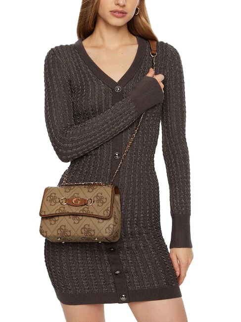 IZZY  Schulter-/Crossbody-Minitasche MILCH-LOGO - Damentaschen