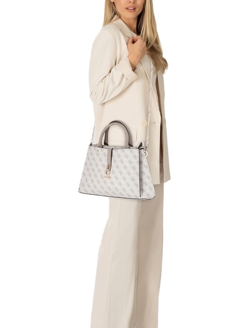 ZAMIRA Handtasche, mit Schultergurt Logo in dunklem Taupe - Damentaschen