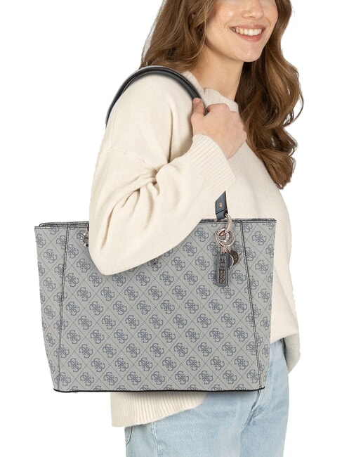 NOELLE 2  Schultertasche Schiefer-Logo - Damentaschen