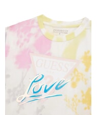 GUESS KIDS MIDI Bedrucktes Kurzarm-T-Shirt schattige Blume groß ao - Kinder-T-Shirt - 3