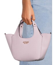 GUESS HELINA Handshopper mit Schultergurt Orchidee - Damentaschen - 4