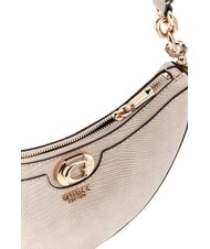 GUESS ORLINA Schultertasche mit Eidechsen-Print Taupe - Damentaschen - 3