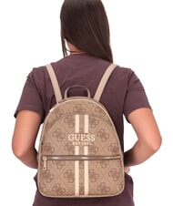 GUESS MANHATTAN 2 Großer Rucksack mit Logo-Print MILCH-LOGO - Damentaschen - 5