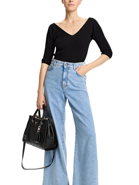 CRESIDIA II Handtasche mit Schultergurt schwarzes Logo - Damentaschen