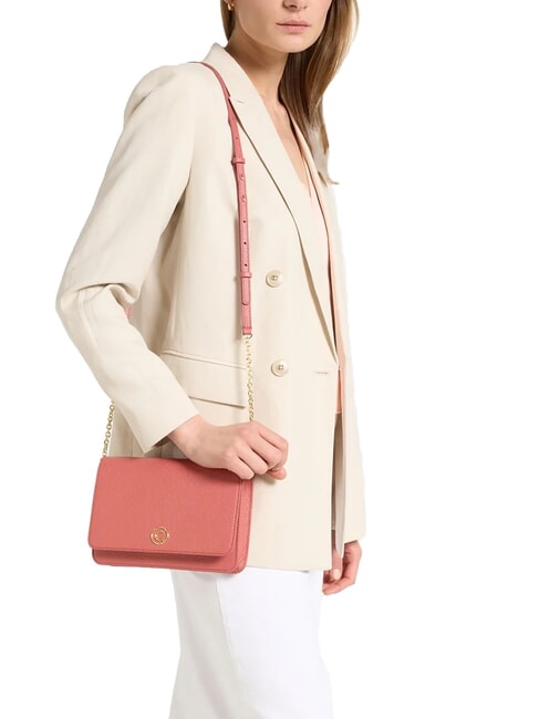 TULIP Schultertasche aus gehämmertem Leder Topf - Damentaschen