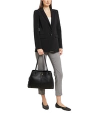 COCCINELLE CHARA Umhängetasche aus Leder Schwarz - Damentaschen - 4