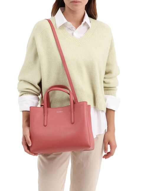 SWAP Tote Bag aus gehämmertem Leder Topf - Damentaschen