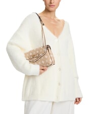 GUESS SILIA Wandelbare Umhängetasche Keks-Logo - Damentaschen - 6