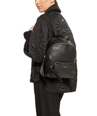 COCCINELLE JEN Rucksack aus gehämmertem Leder Schwarz - Damentaschen - 4