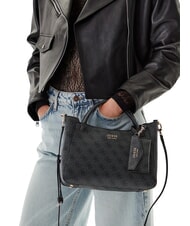 GUESS BRENTON Handtasche, mit Schultergurt Kohle - Damentaschen - 4