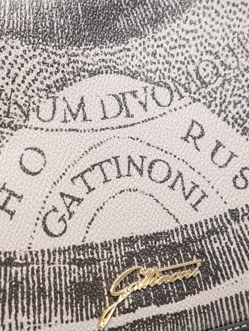 PLANETARIUM Wandelbare Tasche mit Überschlag monochrom hellgrau/schwarz - Damentaschen