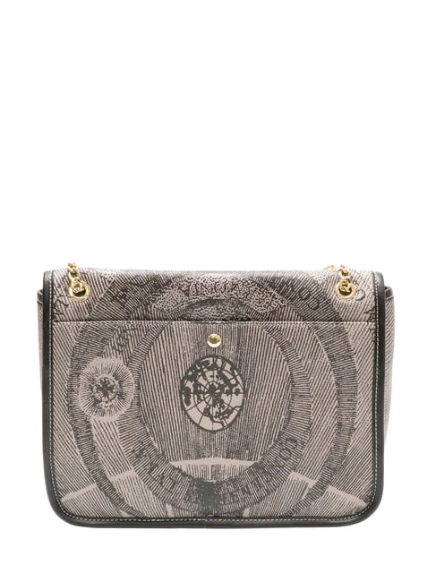 PLANETARIUM Wandelbare Tasche mit Überschlag monochrom hellgrau/schwarz - Damentaschen