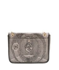 GATTINONI PLANETARIUM Wandelbare Tasche mit Überschlag monochrom hellgrau/schwarz - Damentaschen - 4