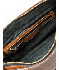 GATTINONI PLANETARIUM Umhängetasche mit Überschlag einfarbig hellbraun - Damentaschen - 5