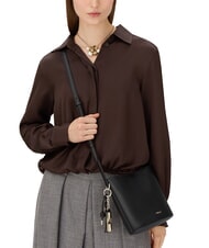 FURLA ROXIE Ares Leder-Schultertasche Schwarz - Damentaschen - 4