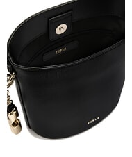 FURLA ROXIE Ares Leder-Schultertasche Schwarz - Damentaschen - 6