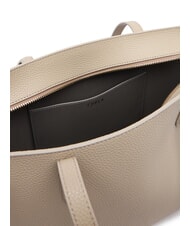 FURLA AVA Mittelgroße Einkaufstasche aus Leder Innenausstattung: Leinen + Urban Gray. - Damentaschen - 5