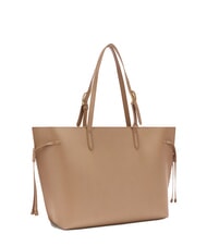 FURLA AVA Große Einkaufstasche aus Leder Toffee+schwarz int. - Damentaschen - 2