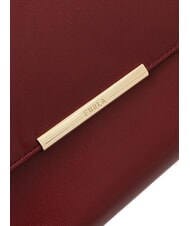 FURLA NADIA Schultertasche, Umhängetasche aus Nappaleder Rubin - Damentaschen - 3