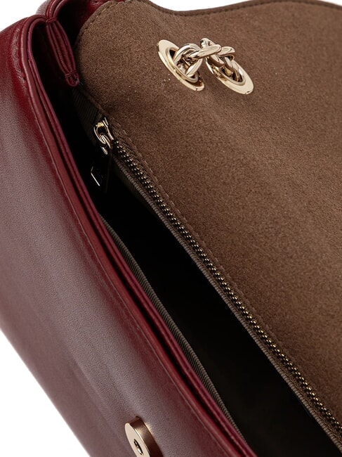 NADIA Schultertasche, Umhängetasche aus Nappaleder Rubin - Damentaschen