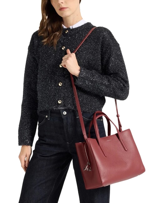 SWAP Ledertasche mit Schultergurt Brandy - Damentaschen