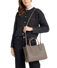 COCCINELLE SWAP Ledertasche mit Schultergurt warmes Taupe - Damentaschen - 4