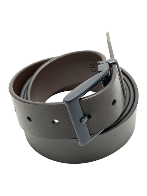 REVERSIBLE Doppelseitiger Ledergürtel schwarz/dunkelbraun - Gürtel