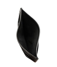 THE BRIDGE BUFALINI Flaches Kartenetui aus Leder Schwarz - Brieftaschen Herren - 3