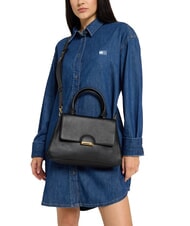 COCCINELLE TALEA Mini-Aktentasche aus Leder Schwarz - Damentaschen - 4