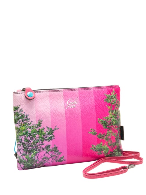 BEYONCE Lederclutch Rosatöne - Damentaschen