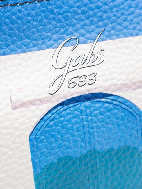 BEYONCE Lederclutch blaue Tür - Damentaschen