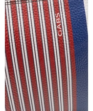 GABS BEYONCE Lederclutch Feuerlinien + blaue Tinte - Damentaschen - 3