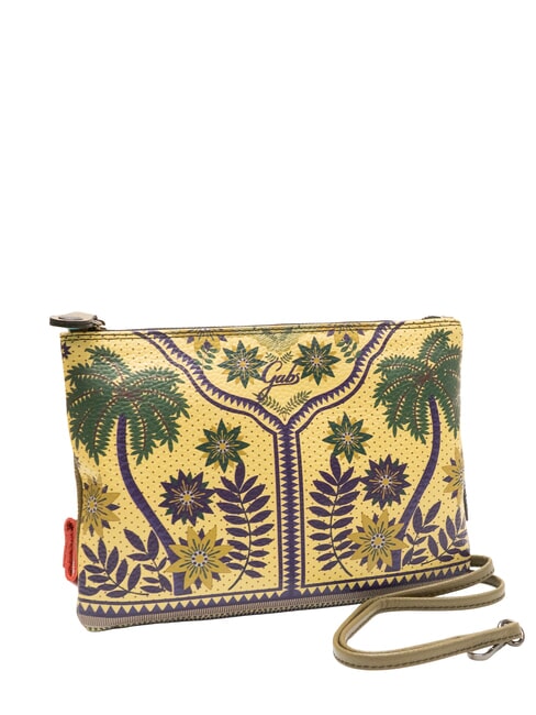 BEYONCE Lederclutch Palm Beach-Grüntöne - Damentaschen