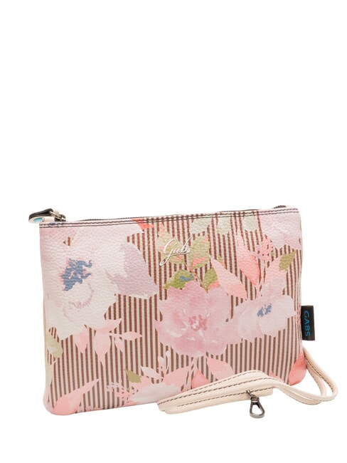 BEYONCE Lederclutch Pfingstrosen-warme Töne - Damentaschen