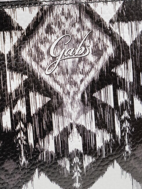 BEYONCE Lederclutch Aztekische Schwarz-Weiß-Töne - Damentaschen