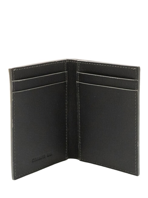 CERRUTIS Vertikale Ledergeldbörse Schwarz - Brieftaschen Herren