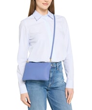 COCCINELLE BEST CROSSBODY Minitasche aus Leder Blau - Damentaschen - 4