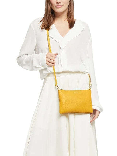 BEST CROSSBODY Minitasche aus Leder sonnig - Damentaschen