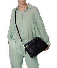 COCCINELLE HYLE Mittelgroße Ledertasche mit Doppelfunktion Schwarz - Damentaschen - 5