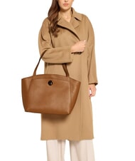 COCCINELLE LIYA Schultertasche aus gehämmertem Leder CUIR - Damentaschen - 4