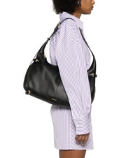 COCCINELLE ABIGAIL Halbmondförmige Umhängetasche Schwarz - Damentaschen - 3