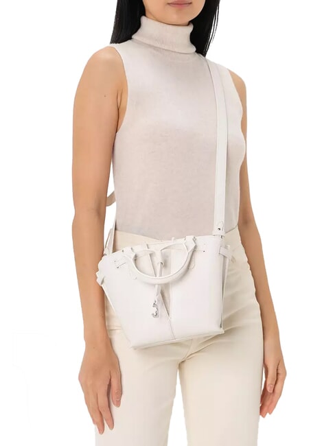 FLORES Kleine Tragetasche aus geh&auml;mmertem Leder CUIR - Damentaschen